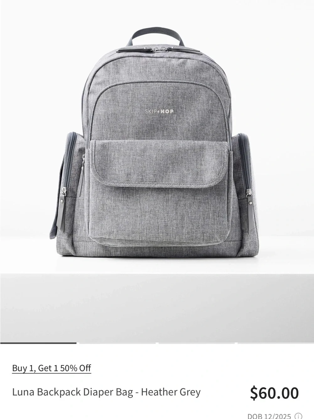 Skip Hop lunca diaper Backpack -